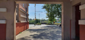 Cesta na vlakové nádraží v Českém Brodě