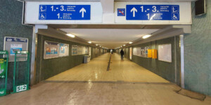 Podchod na nádraží v Praze-Libni