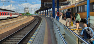 Bratislava hlavná stanica, nástupiště 2, u koleje 4