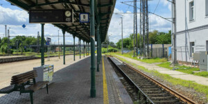 Bohumínské nádraží a nástupiště 1A