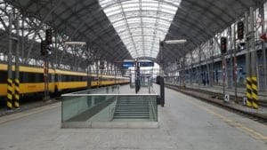 Nástupiště Praha hlavní nádraží