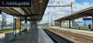 Ostrava hlavní nádraží, 1. nástupiště u 1.koleje
