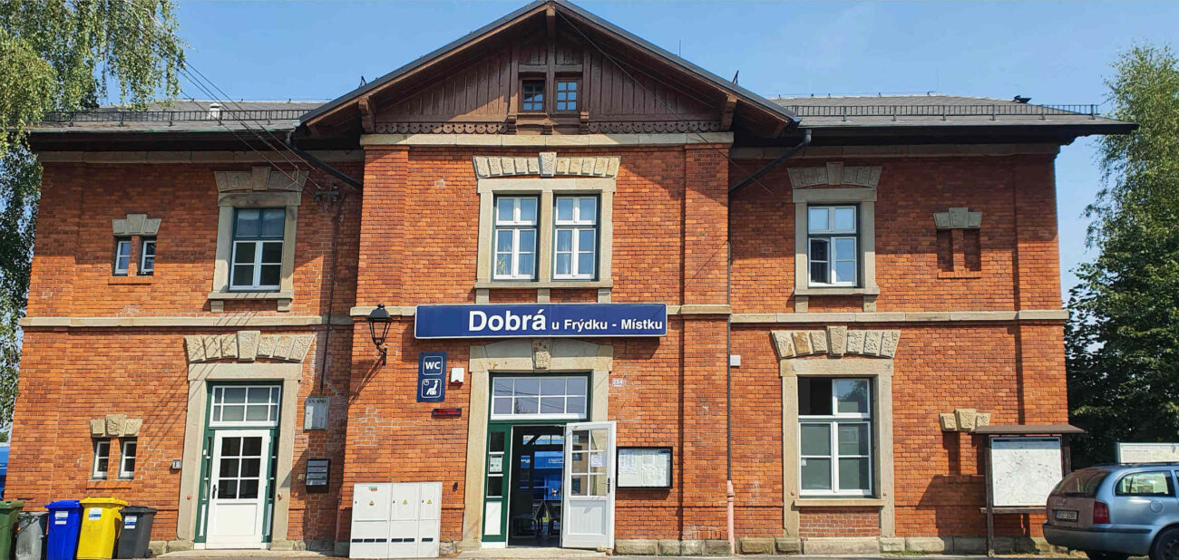 Přístup na nádraží v Dobré u Frýdku-Místku