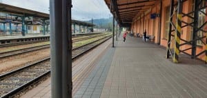 1. nástupiště v České Třebové