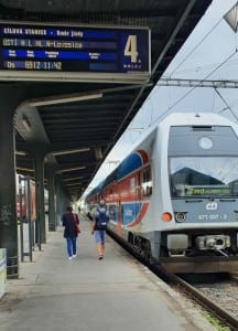 Train station Praha Masarykovo nádraží