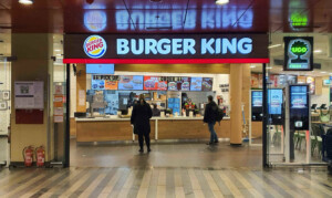 Burger King na pražském hlavním nádraží