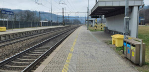 Nádraží v Ústí nad Orlici, nástupiště 2 u koleje 2