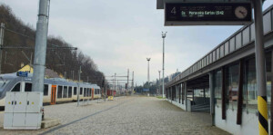 Nádraží v Ústí nad Orlicí, nástupiště 2, kolej 4 východní