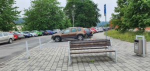 Parkování u nádraží v Ústí nad Orlicí