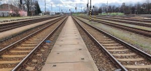 Train station Vyskov na Moravě, platforms