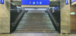 Vídeňské hlavní nádraží: Přístup na 7. a 8. nástupiště
