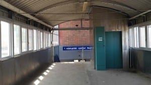 Footbridge in Ostrava Kuncice train station