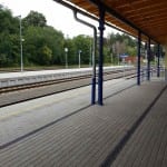 1.nástupiště na nádraží v Chrudimi