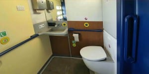 Záchod ve vlaku 844 RegioShark