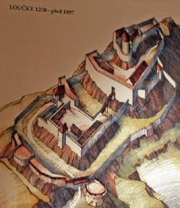 Nákres hradu Lúčka