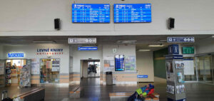 Čekárna a služby na nádraží v Havlíčkově Brodě