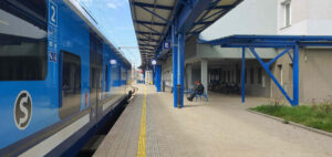 Nádraží v Havlíčkově Brodě, nástupiště 1 u koleje 6