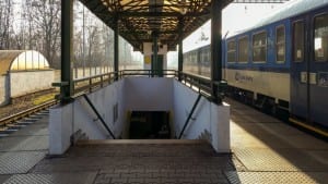 Kudy na vlak v Poděbradech
