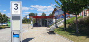 Autobusové nádraží ve Veselí nad Lužnicí