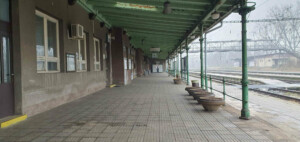 Veranda na nádraží v Kojetíně