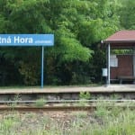 Kutná Hora předměstí vlakem