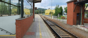 1. nástupiště ve Frýdlantu nad Ostravicí