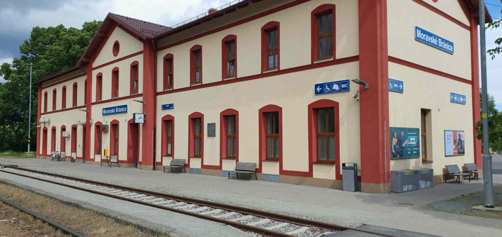 Nádraží v Moravských Bránicích
