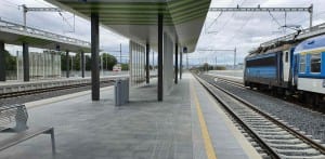 Čekárna na nádraží Praha-Zahradní město