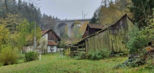 Železniční viadukty Kutiny - Říkonín