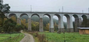 Železniční viadukty Kutiny - Říkonín