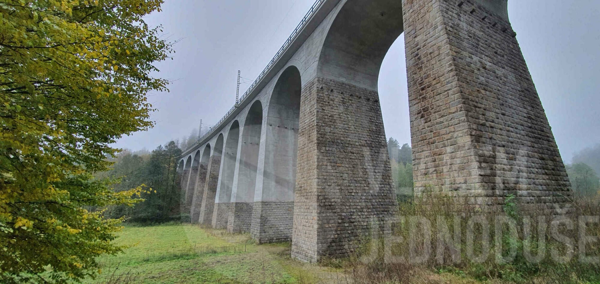Železniční viadukty Kutiny - Říkonín