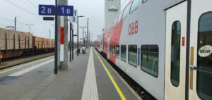 Nádraží Bahnhof Retz train station