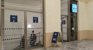 Záchody na brněnském hlavním nádraží