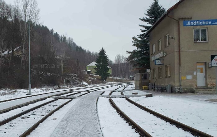 Nádraží v Jindřichově na Moravě