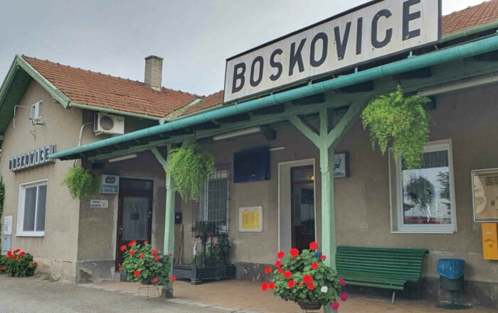 Na nádraží v Boskovicích