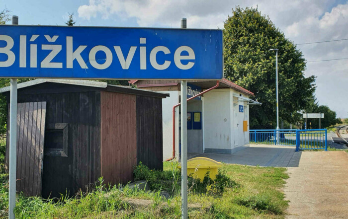 Železniční zastávka Blížkovice