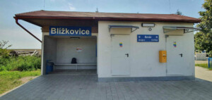 Přístřešek na zastávce Blížkovice