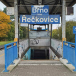 Přístup na nástupiště v Řečkovicích