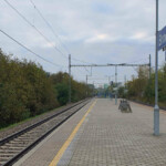 2. nástupiště na zastávce v Brně-Řečkovicích