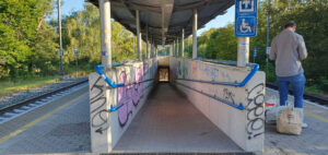 Zastávka Brno-Řečkovice - bezbariérový přístup na nástupiště