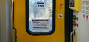Dveře vozu MÁV Bmz 6155 2191
