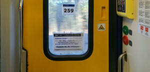 Dveře vozu MÁV Bmz 6155 2191