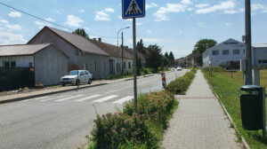 Cesta z obce Rakvice na vlakovou zastávku