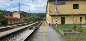 Přístup na nástupiště na nádraží v Březové nad Svitavou