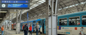 Cyklohráček 2023 na pražském hlavním nádraží
