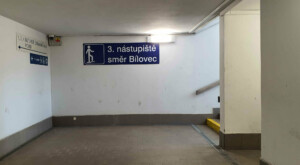 Podchod pod nádražím ve Studénce