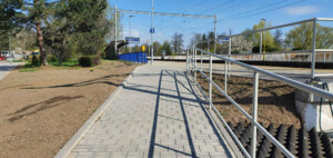 Přístup na nástupiště u koleje 1, směr Brno