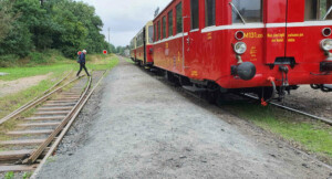 Nádraží v Lužné u Rakovníka, nástupiště u 2. koleje