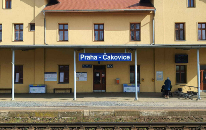 Nádraží Praha-Čakovice - čekárna