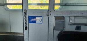 Klimatizace a světla ve voze RegioJet Bcmz 50-71